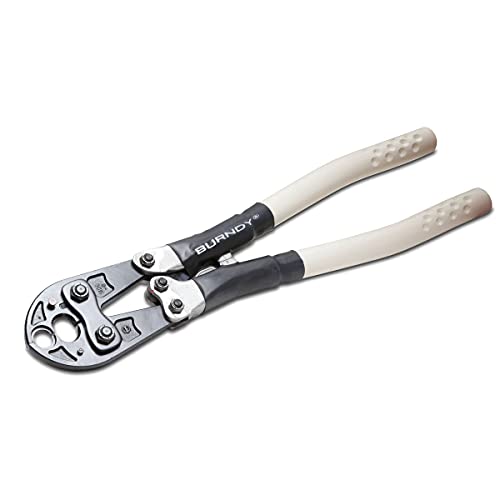Burndy MD6 Hytool Hand-Operated Crimper with "BG" and "D3" Grooves, 9000 lbs Crimp Force, 25-3/8" Length