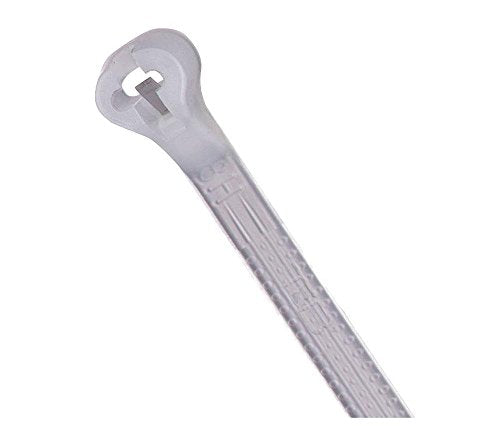 Thomas & Betts TY524M Cable Tie 30lb 5.5" Natural Nylon with Stainless Steel Locking Device Distributor Pack (100 Pack)