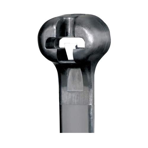 Panduit BT2S-M0 2-Piece Standard Cable Tie, 8 in L x 0.185 in W x 0.045 in THK, Nylon
