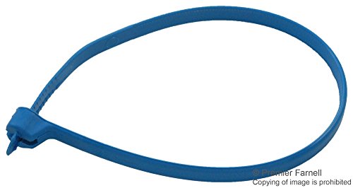 Cable Tie, Standard, 7.33 in., Blue, PK100