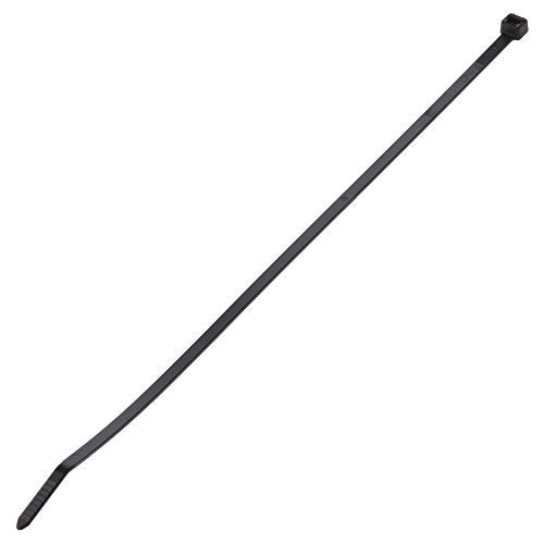 Panduit PLT5S-M0 Cable Tie, Standard, Weather Resistant Nylon 6.6, 17.5-Inch Length, Black (1,000-Pack)