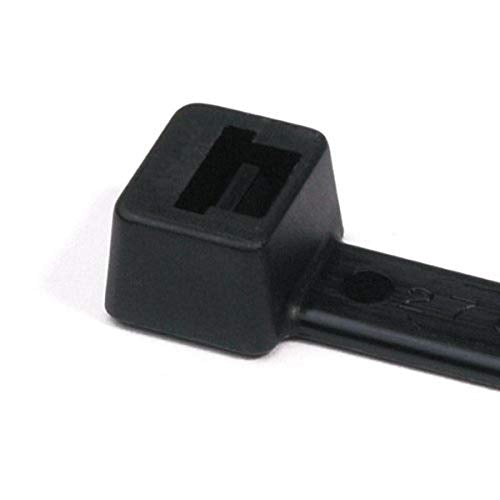 Hellermann Tyton T120L0UVK2 Heavy Duty Cable Tie, 30" Long, 120lb Tensile Strength, PA66UV, Black (Pack of 50)