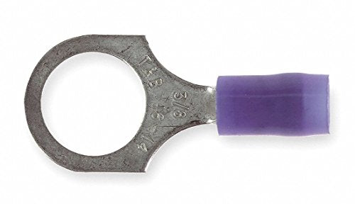 STA-KON Ring Terminal, Blue Nylon, Overlapped Seam, 18 to 14 AWG, 100 PK - pkg. of 100