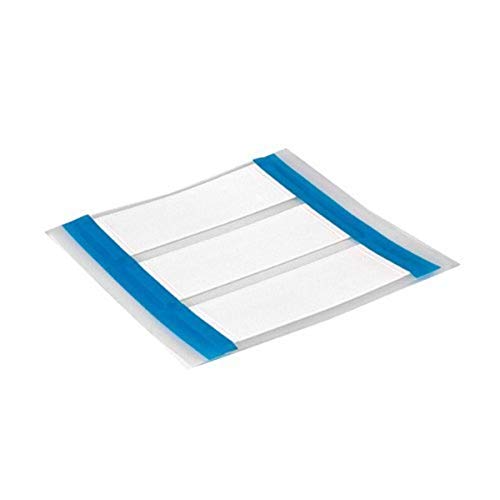 Hellermann Tyton 553-50029 Heat Shrink Labels, 0.5" Width, 12.7mm Length, Single Sided, Polyolefin, White, Pack of 250