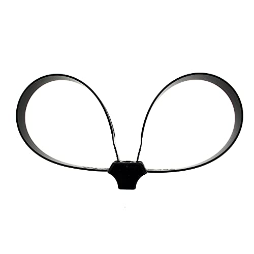 Hellermann Tyton DCT110HIRK2 115-00033 Dual Clamp Tie Black 19" 150 lb 1/4" Stud - 50 Pack