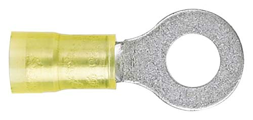 12-10 AWG Nylon Ring Terminal 1/4" Stud PK500