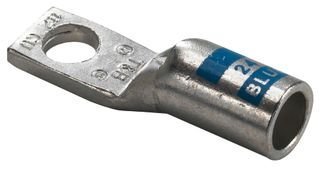 THOMAS & BETTS 54157NT Terminal, Compression Lug, 1/4IN, Crimp