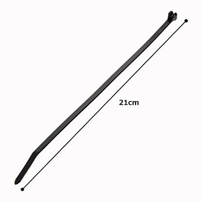 Panduit BT3S-M0 Cable Tie, Metal Barb, Standard, Weather Resistant Nylon 6.6, 12.0-Inch Length, Black (1,000-Pack)