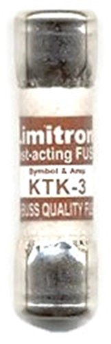 Limitron KTK-3 Fast Acting Fuse 3amp