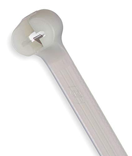 Tyrap Cable Tie, Nylon 6/6, Natural, Indoor, Tensile Strength: 120 lb. - TY275M