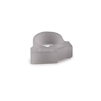 HellermannTyton SNP1.2510C2 Snapper Hose Clamps.277"/.296" Min/Max Diameter, POM, White, 100/pkg