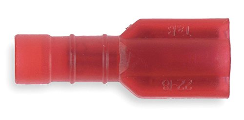 Female Disconnect, Red, 22 to 18 AWG, PK100