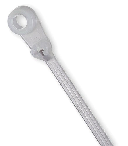 Thomas & Betts/ABB - TY534M-PACKOF100 - Thomas Betts TY534M Ty-Rap Cable Tie with Stainless Steel Locking Device; 1.125 Inch Bundle Dia, 6 Inch Length, 40 lb Tensile Strength, Nylon 6.6, Natural