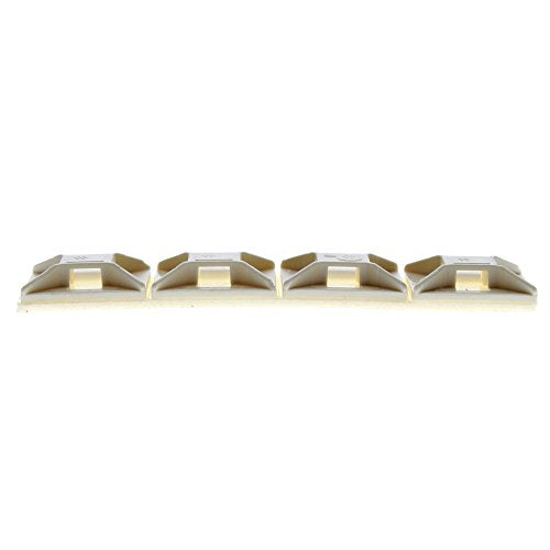 Panduit ABM1M-A-C 4-Way Adhesive Backed Nylon Cable Tie Mounts (100 Pack)
