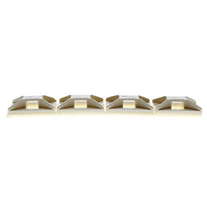 Panduit ABM1M-A-C 4-Way Adhesive Backed Nylon Cable Tie Mounts (100 Pack)