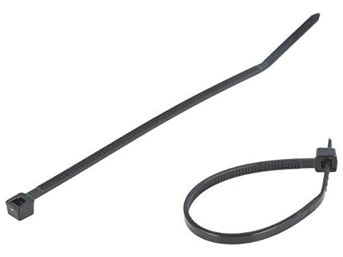 Cable Tie, 3.9L, Nylon, Black, PK1000
