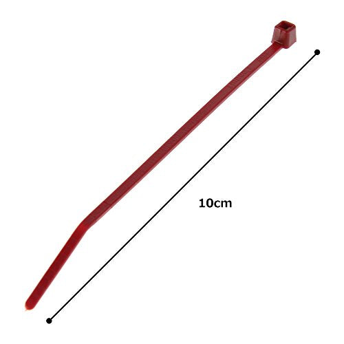 Panduit PLT1M-M702Y Cable Tie, Miniature, Halar, 4.0-Inch Length, Maroon (1,000-Pack)