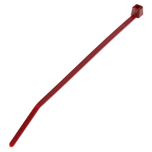 Panduit PLT1M-M702Y Cable Tie, Miniature, Halar, 4.0-Inch Length, Maroon (1,000-Pack)