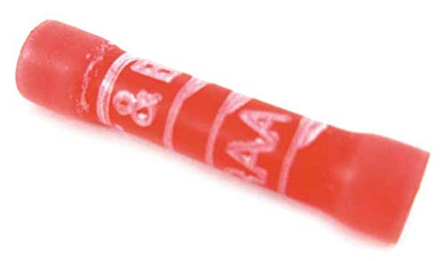 Butt Splice Connector, 22-16AWG, Red, PK100