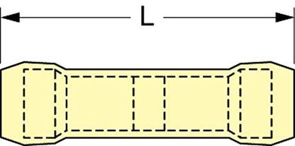 3M Scotchlok Butt Connector Nylon Insulated