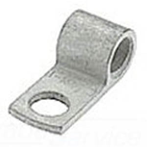 Burndy YBM26-L Hylug Flag Ring Tongue Terminal, 2/0 Flex Wire Range, 0.81" Width, 1.72" Length, 3/8 Stud Size (Pack of 100)