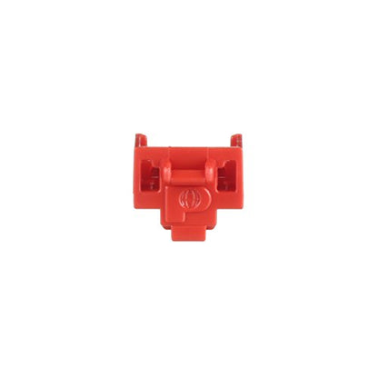 Panduit PSL-DCJB-C Jack Module Block-Out Device, 100 Block-Outs (Red) and 5 Removal Tool (Black), Polycarbonate