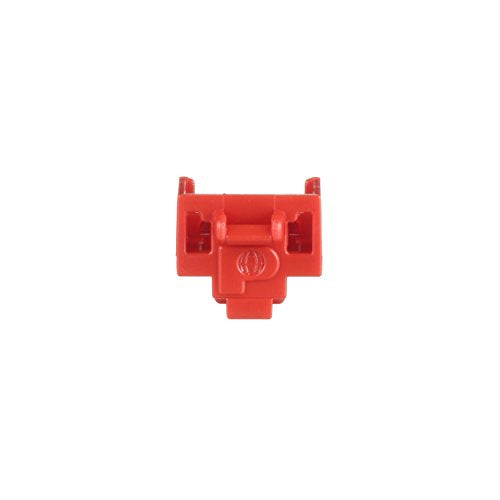 Panduit PSL-DCJB-C Jack Module Block-Out Device, 100 Block-Outs (Red) and 5 Removal Tool (Black), Polycarbonate