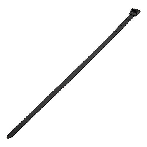 Panduit PLT10EH-C0 Locking Cable Tie, Extra-Heavy, Nylon 6.6, 34.2-Inch Length, Black (100-Pack)