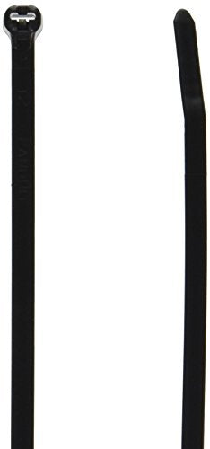 Panduit BT2S-M0 Cable Tie, Metal Barb, Standard, 8.0 Length, Black (Pack of 1000) by Panduit