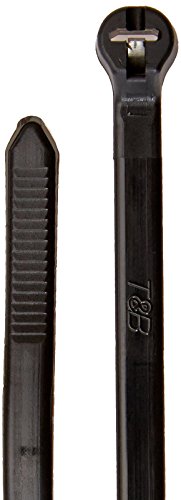 Thomas and Betts TR TY25MX Cable TIE 50LB 7" UV BLK (Pack of 1000)