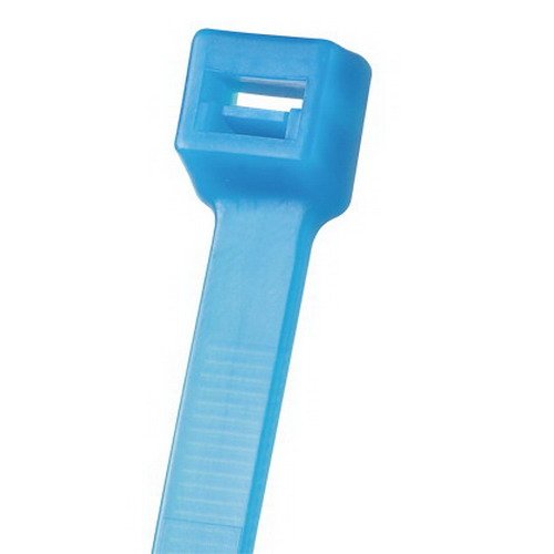 Panduit PLT2S-C76 Standard Locking Cable Tie 0.130 - 1.880 Inch Bundle Dia 7.400 Inch Length 50 lb Tensile Strength Tefzel Aqua 100/Pack