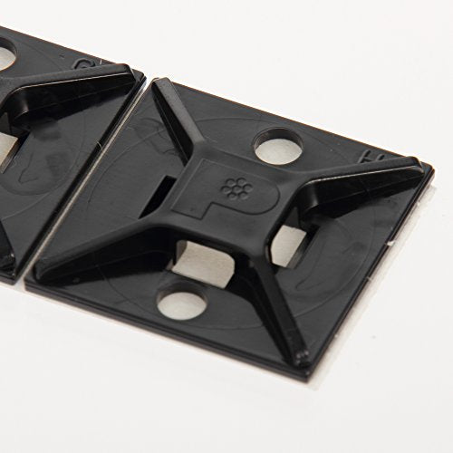 Panduit ABM2S-AT-C0 Cable Tie Mounts - Adhesive Backed (Pack of 100)