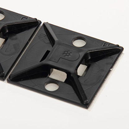 Panduit ABM2S-AT-C0 Cable Tie Mounts - Adhesive Backed (Pack of 100)