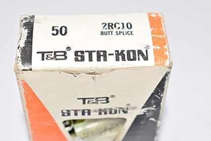 Butt Splice, Yellow, Sta-Kon RC Series, 12 AWG, 10 AWG, Nylon (Polyamide)
