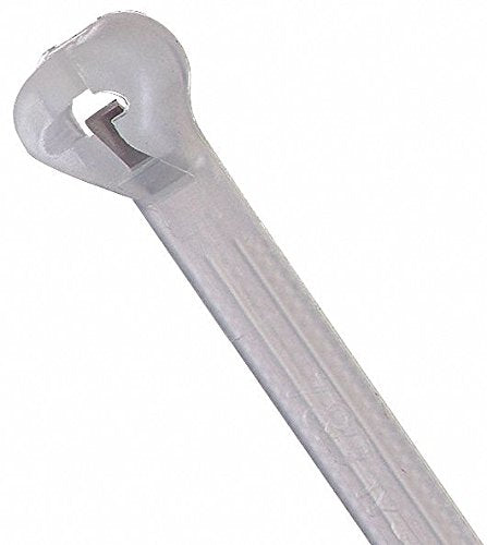 TY-Rap(R) 11.10"L x 0.14"W Standard Indoor Cable Tie, Natural; Tensile Strength: 30 lb. - pkg. of 1,000