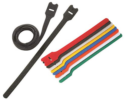 Panduit HLT2I-X0 Tak-Ty Hook And Loop Cable Tie, Loop Tie, 40lbs Min Tensile Strength, 1.91" Max Bundle Diameter, 0.500" Width, 8.0" Length (Pack of 10)