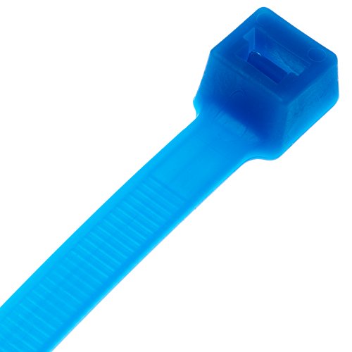 Panduit PLT3H-TL76 Cable Tie, Light-Heavy, Tefzel, 11.4-Inch Length, Aqua (250-Pack)