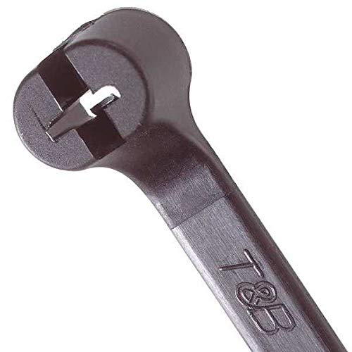 Cable Tie, Standard, 18 In., Black, Pk500