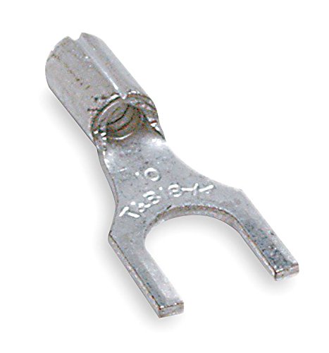 Fork Terminal, Std, 10 Stud, Bare, PK100