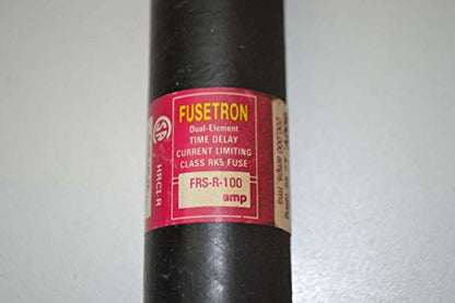 BUSSMANN FRS-R-100 FUSETRON DUAL-ELEMENT 100A AMP 600V-AC FUSE D400640