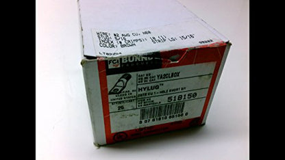 Burndy Ya2clbox - Pack Of 25 - Compression Cable Lug Ya2clbox - Pack Of 25 -