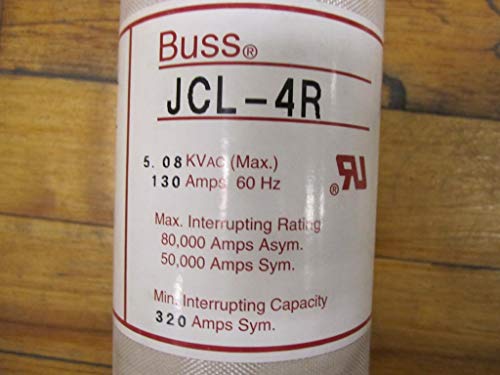 JCL-4R BUSSMANN LIMITRON FUSE 130AMP 5.08KVAC R RATED 60HZ