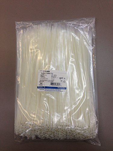 14.5" L Miniature Cable Tie NAT PK 1000