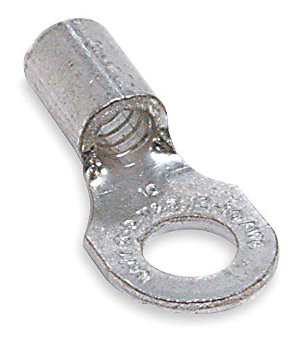 18-14 AWG Non-Insulated Ring Terminal #10 Stud PK100