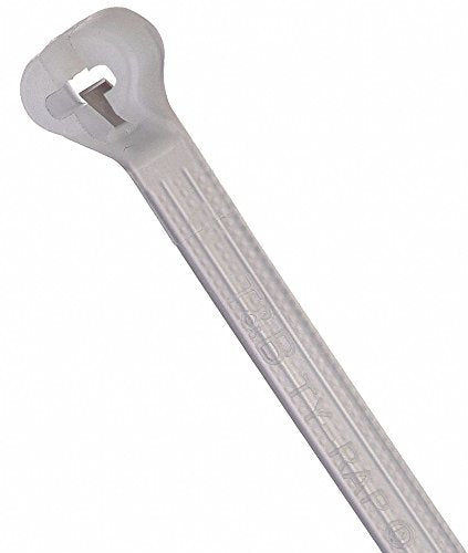 TY-Rap(R) 8.19"L x 0.14"W Standard Indoor Cable Tie, Natural; Tensile Strength: 30 lb. - pkg. of 1,000