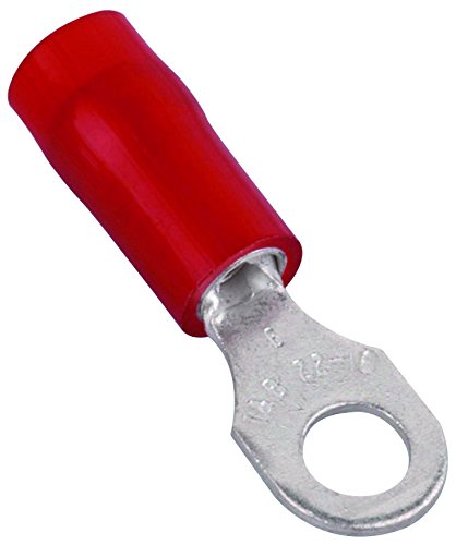 RA753 - Ring Tongue Terminal, M12, 1/2, 16 AWG, Sta-Kon RA Series, Red, (Pack of 50) (RA753)