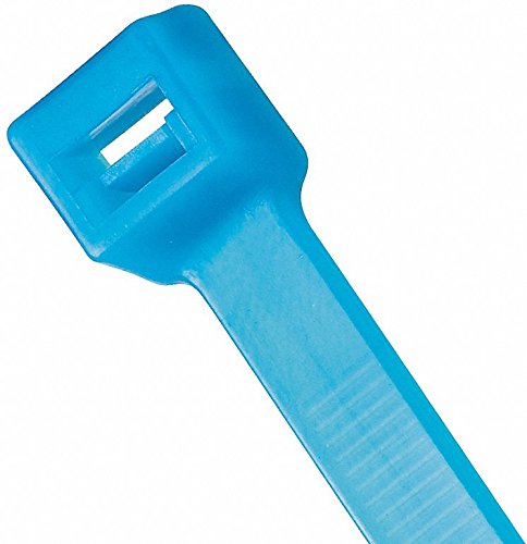 PANDUIT 14.60"L x 0.19"W Standard Indoor, Outdoor Cable Tie, Aqua; Tensile Strength: 50 lb. - pkg. of 100