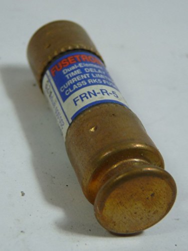 Bussmann FRN-R-5, 5 Amp (5A) 250V Fusetron Dual Element Time-Delay Current Limiting Class RK5 Fuse, UL Listed