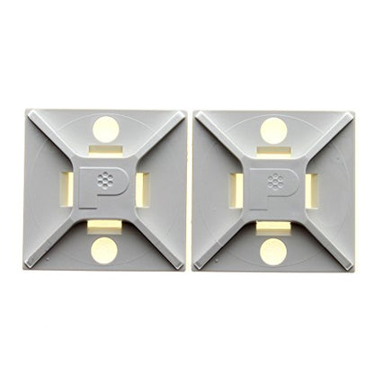 Panduit ABM2S-A-C 4-Way Adhesive Backed Cable Tie Mounts (100 Pack)