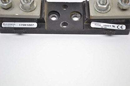 COOPER BUSSMANN 170H1007 400A AMP 1P 1000V-AC FUSE HOLDER BASE BLOCK B455468